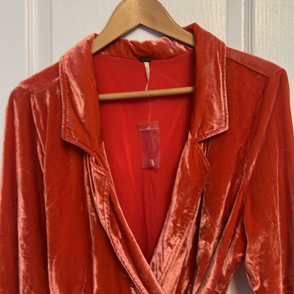 Free People Viola velvet romper - Picture 5 of 11